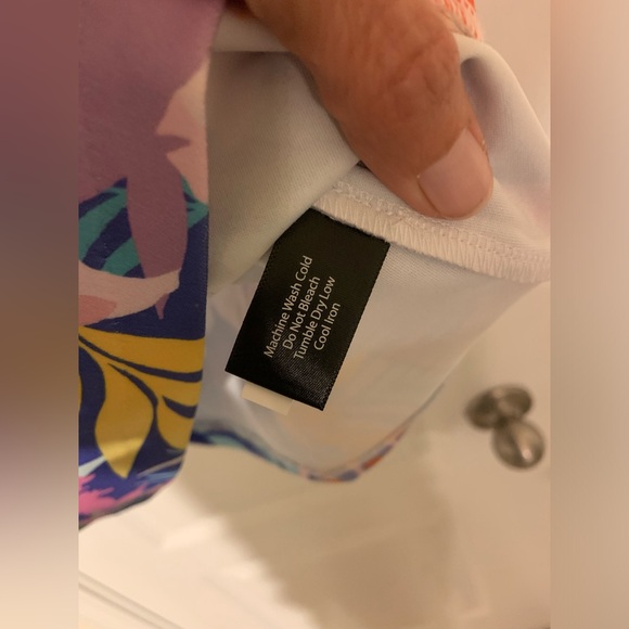 NWT Boston Proper XXS Vacation Tropical Hawaii Print Dress Front Zip - Picture 5 of 8